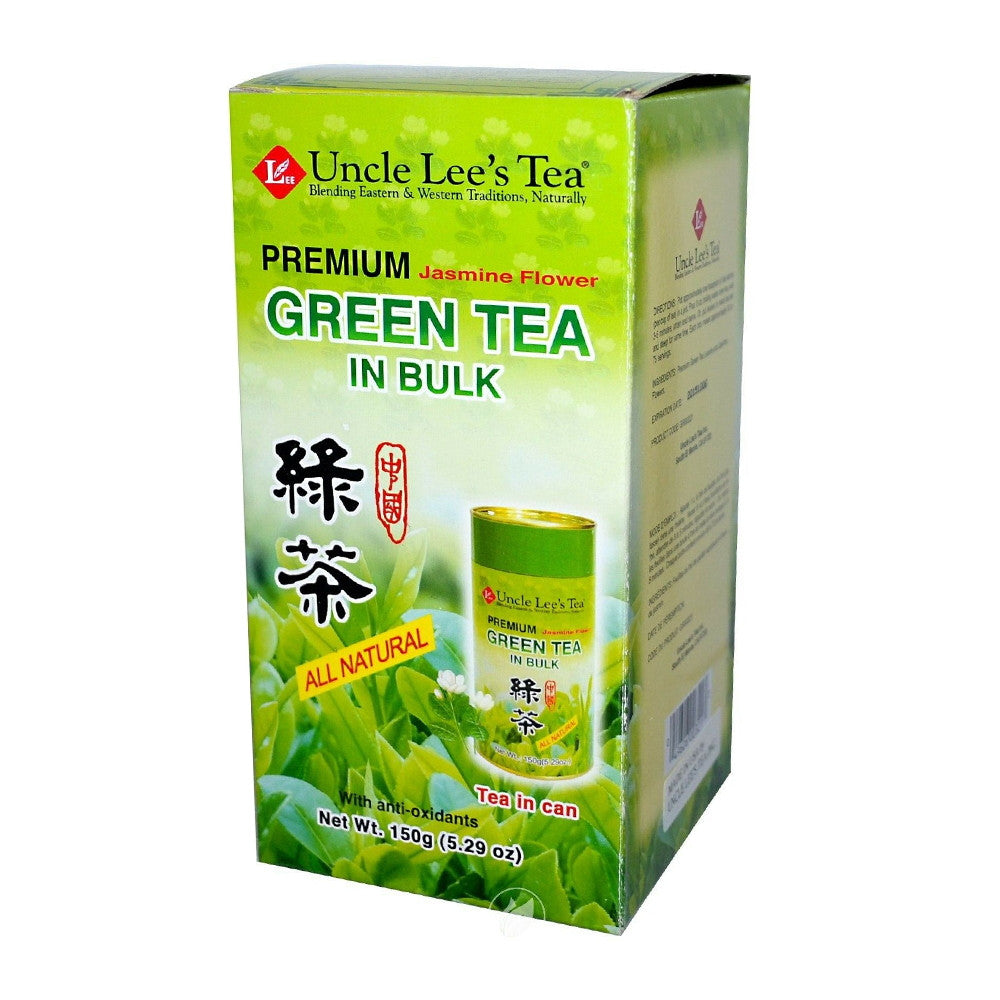 Uncle Lees Tea Premium Bulk Jasmine Flower Green Tea, 5.29 Oz